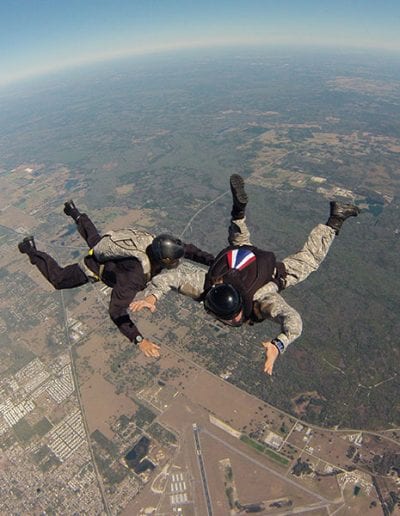 Light Load Tactical with Instructor in freefall