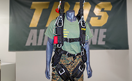 Training Harness modeled on a mannequin body